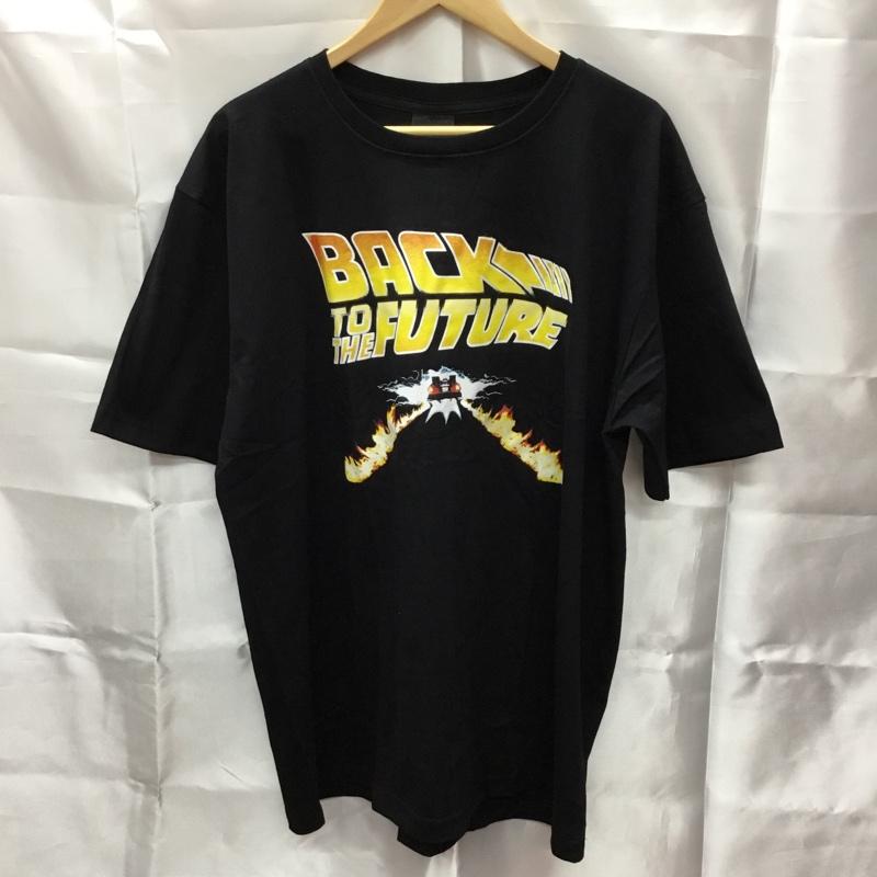 古着 USED Tシャツ 半袖 movie music バンドTシャツ プリントT バック・トゥ・ザ・フューチャー 映画 XL ロゴ、文字 X プリント 黒 / ブラック / メンズ USED 古着 中古 10093004