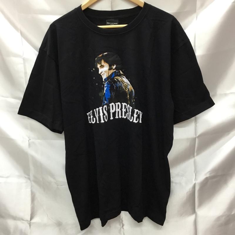 古着 USED Tシャツ 半袖 movie music バンドTシャツ プリントT エルヴィス・アーロン・プレスリー Elvis Aron Presley XL プリント 黒 / ブラック / メンズ USED 古着 中古 10093040