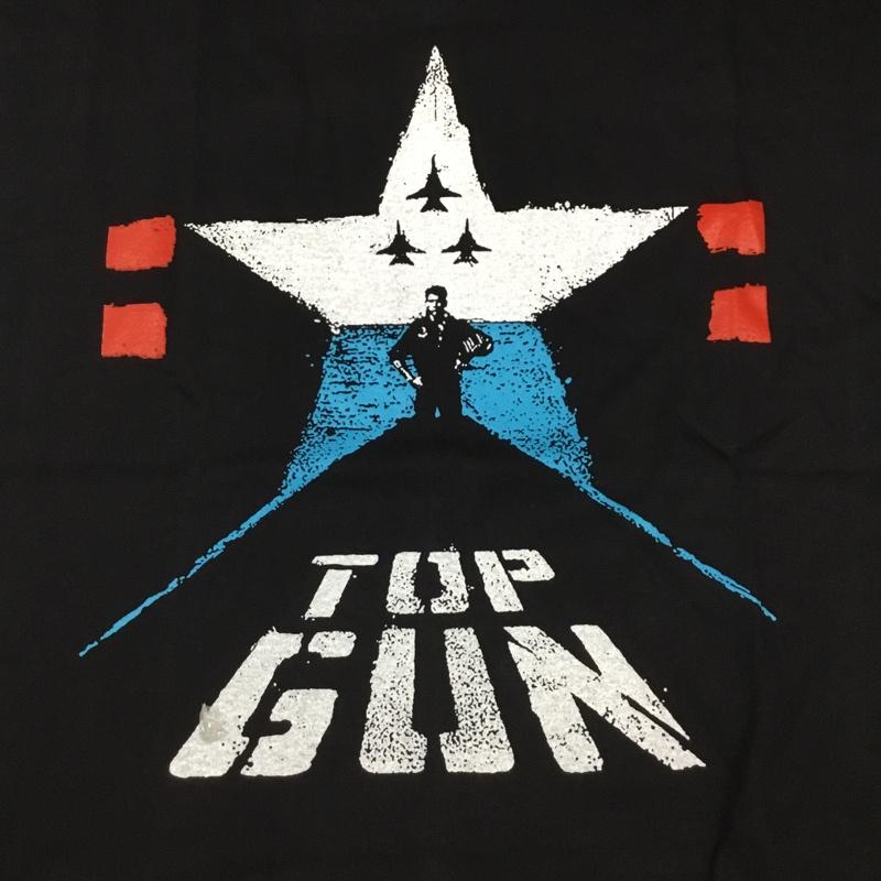 古着 USED Tシャツ 半袖 movie music バンドTシャツ プリントT Top Gun トップガン アクションドラマ映画 XL プリント 黒 / ブラック / メンズ USED 古着 中古 10093046