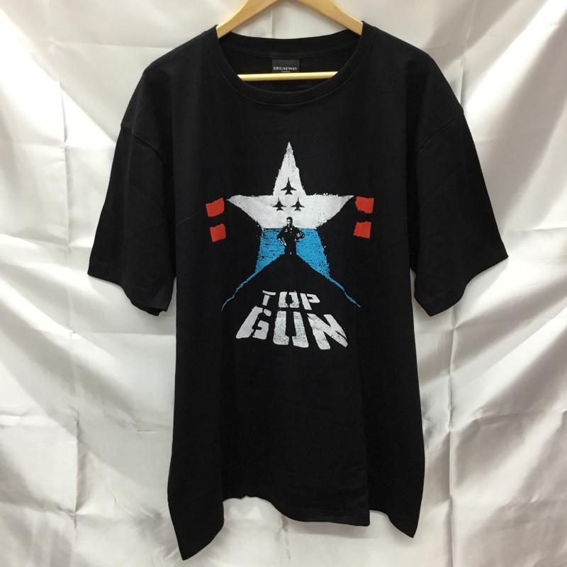古着 USED Tシャツ 半袖 movie music バンドTシャツ プリントT Top Gun トップガン アクションドラマ映画 XL ロゴ、文字 X プリント 黒 / ブラック / メンズ USED 古着 中古 10093047