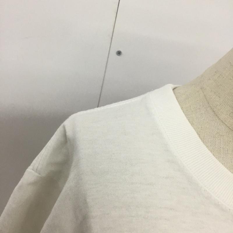 ミルクフェド MILKFED. Tシャツ 半袖 03161117 刺繍 S ロゴ、文字 白 / ホワイト / レディース USED 古着 中古 10093077