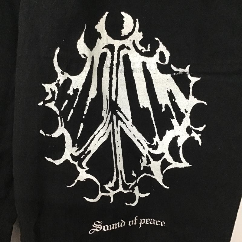 古着 USED パンツ サルエルパンツ 322704H コットンリネン L プリント 黒 / ブラック / メンズ USED 古着 中古 10093080