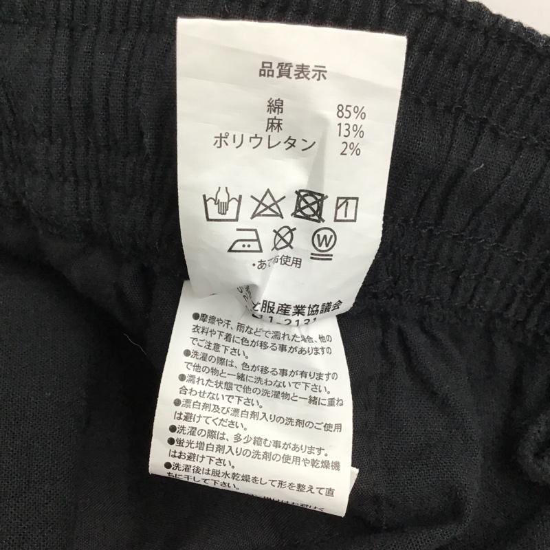 古着 USED パンツ サルエルパンツ 322704H コットンリネン L プリント 黒 / ブラック / メンズ USED 古着 中古 10093080