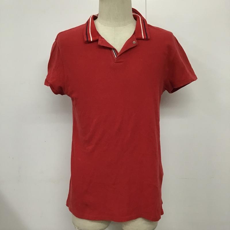ジャーナルスタンダード JOURNAL STANDARD ポロシャツ 半袖 M 無地 赤 / レッド / メンズ USED 古着 中古 10093085