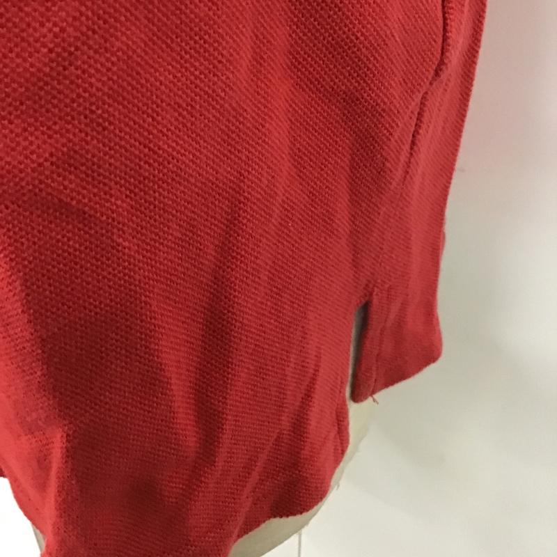 ジャーナルスタンダード JOURNAL STANDARD ポロシャツ 半袖 M 無地 赤 / レッド / メンズ USED 古着 中古 10093085