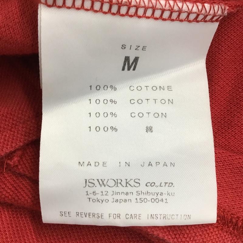 ジャーナルスタンダード JOURNAL STANDARD ポロシャツ 半袖 M 無地 赤 / レッド / メンズ USED 古着 中古 10093085