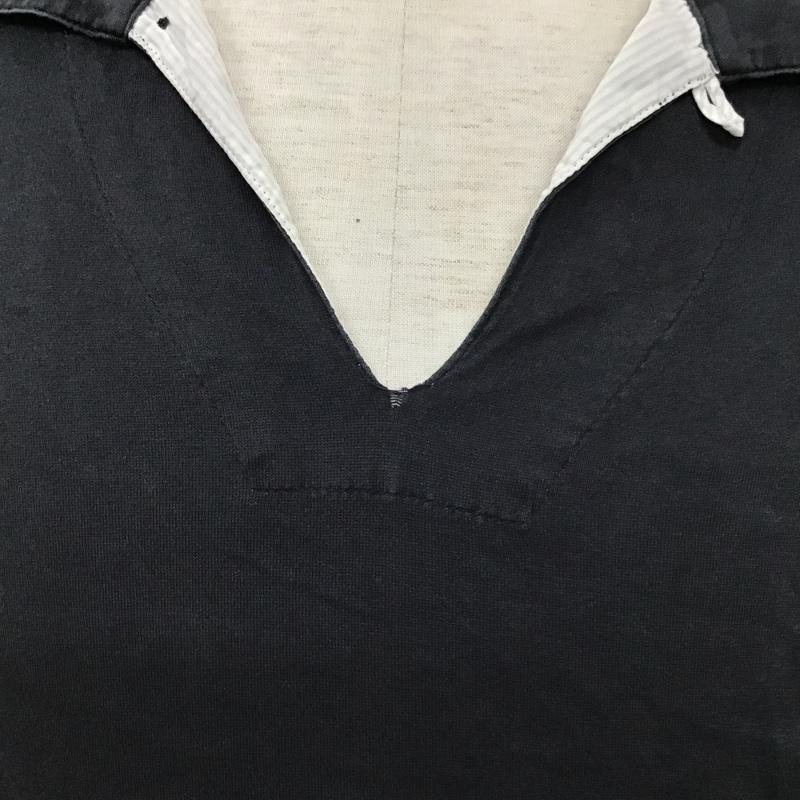 ビューティアンドユースユナイテッドアローズ BEAUTY&YOUTH UNITED ARROWS ポロシャツ 半袖 M 無地 黒 / ブラック / メンズ USED 古着 中古 10093090