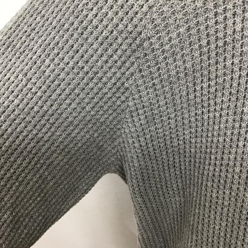 グラフペーパー Graphpaper ニット、セーター 長袖 長袖ニットカットソー ロングニットカットソー リブニット 2 無地 灰 / グレー / メンズ USED 古着 中古 10093091