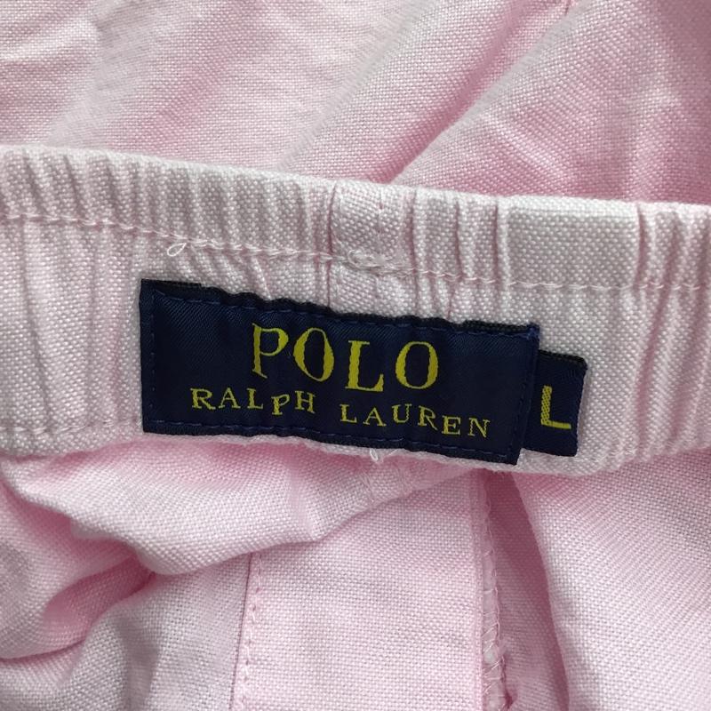 ポロラルフローレン POLO RALPH LAUREN パンツ ショートパンツ コットン イージーパンツ L ワンポイント 桃 / ピンク / メンズ USED 古着 中古 10093130