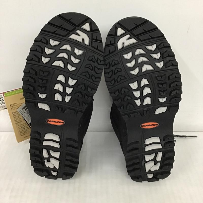 キャラバン Caravan アウトドアシューズ アウトドアシューズ 0010115 トレッキングシューズ トレッキングシューズ 22.5cm 箱有 22.5cm ワンポイント 黒 / ブラック / レディース USED 古着 中古 10093210