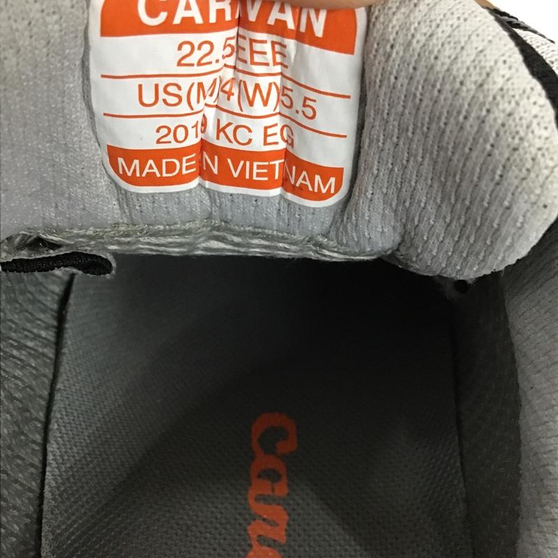 キャラバン Caravan アウトドアシューズ アウトドアシューズ 0010115 トレッキングシューズ トレッキングシューズ 22.5cm 箱有 22.5cm ワンポイント 黒 / ブラック / レディース USED 古着 中古 10093210