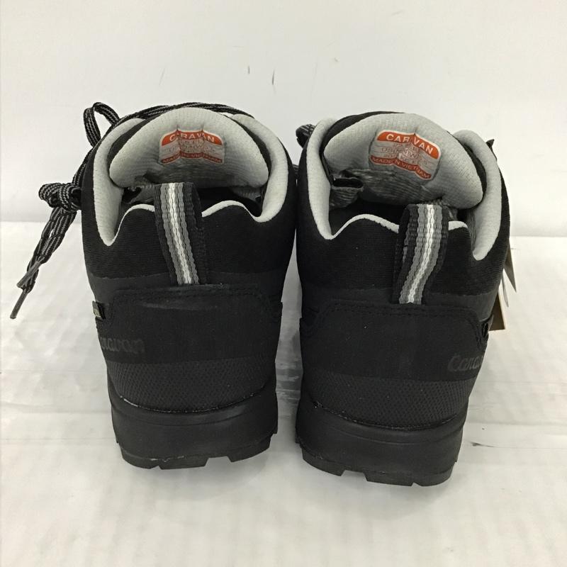 キャラバン Caravan アウトドアシューズ アウトドアシューズ 0010115 トレッキングシューズ トレッキングシューズ 22.5cm 箱有 22.5cm ワンポイント 黒 / ブラック / レディース USED 古着 中古 10093210