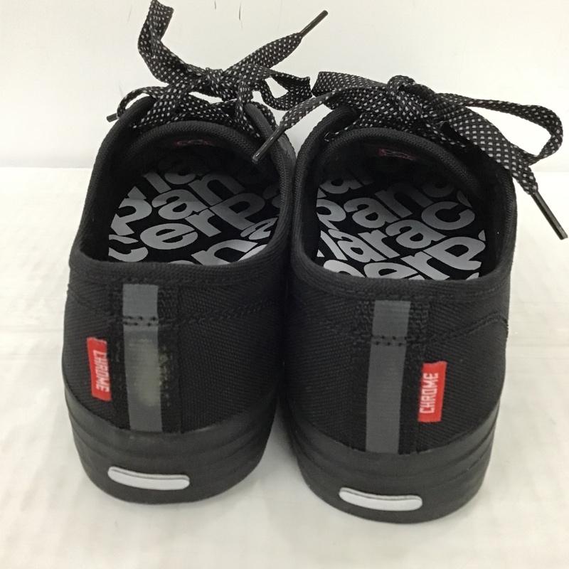 クロム CHROME スニーカー スニーカー FW-173-NI00-110 KURSK AW NIGHT 11 箱有 ロゴ、文字 黒 / ブラック / メンズ USED 古着 中古 10093212