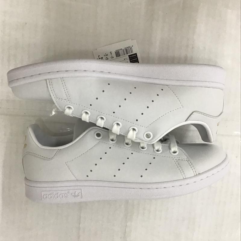 アディダス adidas スニーカー スニーカー GY5695 STAN SMITH 23cm 箱有 23.0cm ロゴ、文字 白 / ホワイト / X 金 / ゴールド / レディース USED 古着 中古 10093213