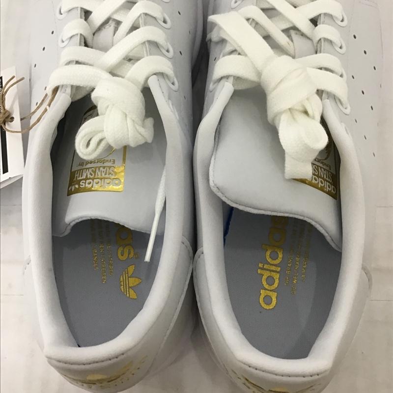 アディダス adidas スニーカー スニーカー GY5695 STAN SMITH 23cm 箱有 23.0cm ロゴ、文字 白 / ホワイト / X 金 / ゴールド / レディース USED 古着 中古 10093213