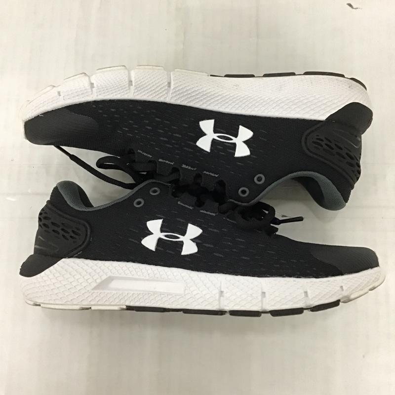 アンダーアーマー UNDER ARMOUR スニーカー スニーカー 3023335-001 ランニングシューズ チャージド ローグ2 24.5cm 24.5cm ロゴ、文字 黒 / ブラック / X 白 / ホワイト / レディース USED 古着 中古 10093218