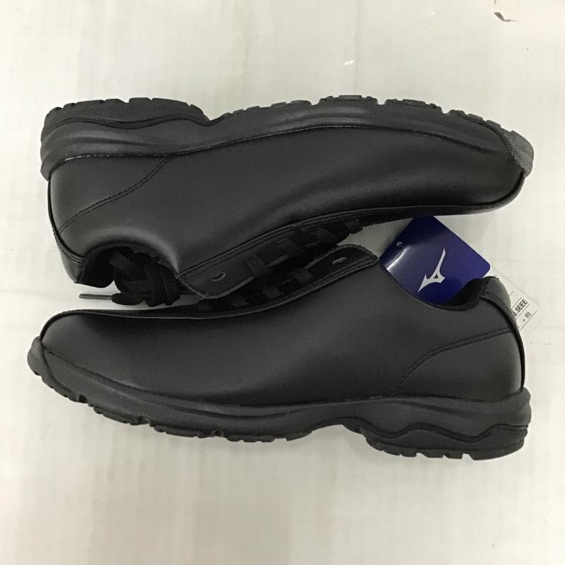 ミズノ MIZUNO スニーカー スニーカー B1GC191209 ウォーキングシューズ 22.5cm 箱有 22.5cm ワンポイント 黒 / ブラック / レディース USED 古着 中古 10093219