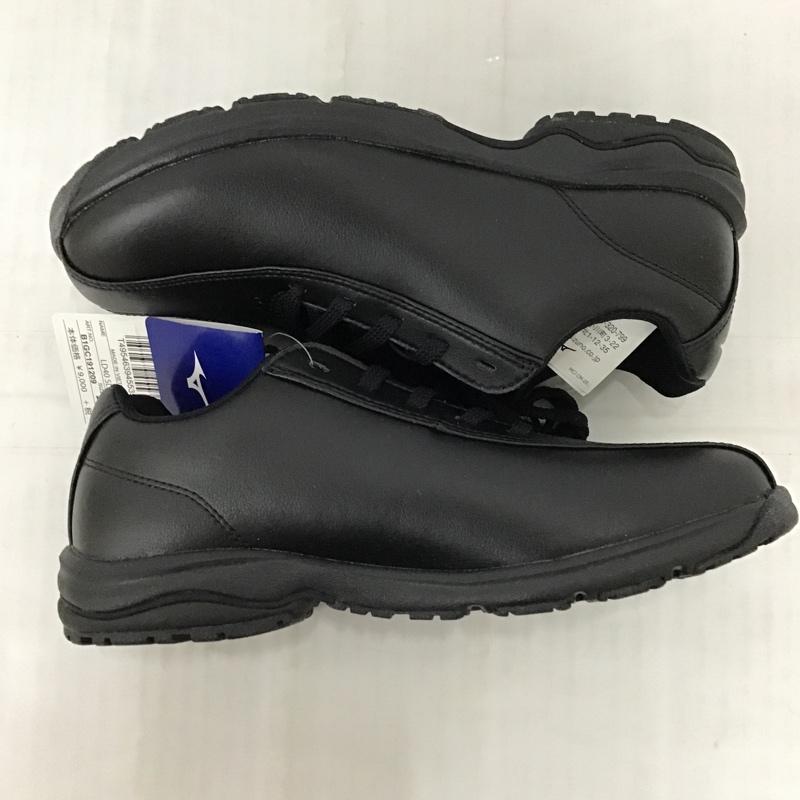 ミズノ MIZUNO スニーカー スニーカー B1GC191209 ウォーキングシューズ 22.5cm 箱有 22.5cm ワンポイント 黒 / ブラック / レディース USED 古着 中古 10093219