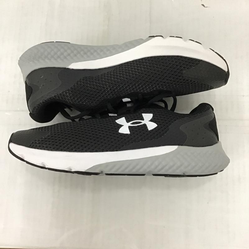 アンダーアーマー UNDER ARMOUR スニーカー スニーカー 3026020-002 チャージド ローグ3 ランニングシューズ 26cm 26.0cm ロゴ、文字 黒 / ブラック / X 白 / ホワイト / X 灰 / グレー / メンズ USED 古着 中古 10093222