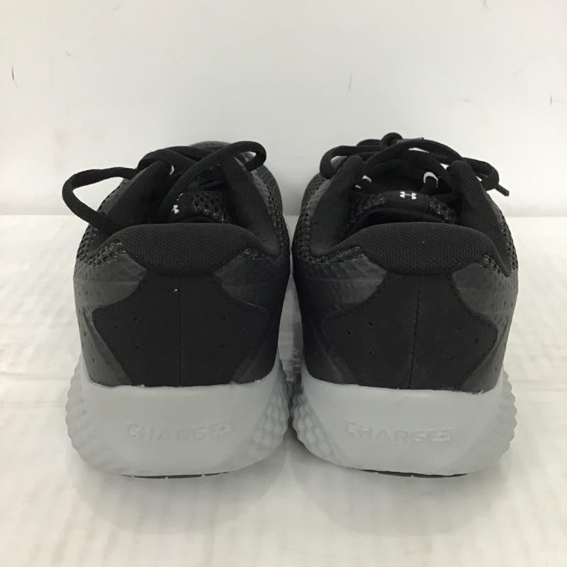 アンダーアーマー UNDER ARMOUR スニーカー スニーカー 3026020-002 チャージド ローグ3 ランニングシューズ 26cm 26.0cm ロゴ、文字 黒 / ブラック / X 白 / ホワイト / X 灰 / グレー / メンズ USED 古着 中古 10093222