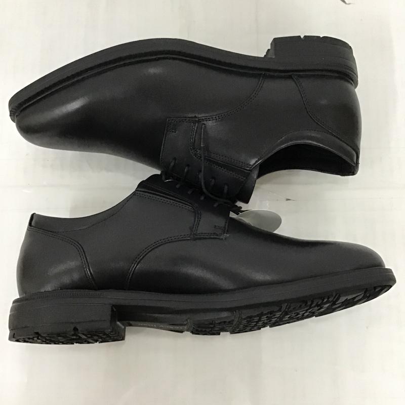 テクシーリュクス texcy luxe 革靴 革靴 TU-7795 ビジネスシューズ プレーントゥ 25cm 箱有 レザー 25.0cm 無地 黒 / ブラック / メンズ USED 古着 中古 10093223