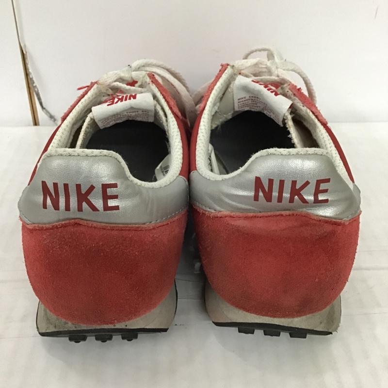 ナイキ NIKE スニーカー スニーカー 725066-601 チャレンジャー 24cm 24.0cm ロゴ、文字 赤 / レッド / X 銀 / シルバー / レディース USED 古着 中古 10093233