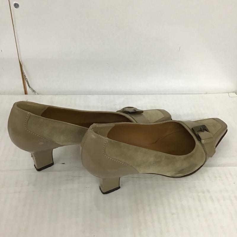 サルヴァトーレフェラガモ Salvatore Ferragamo パンプス パンプス ベルト付き 61/2 無地 ベージュ / ベージュ / レディース USED 古着 中古 10093235