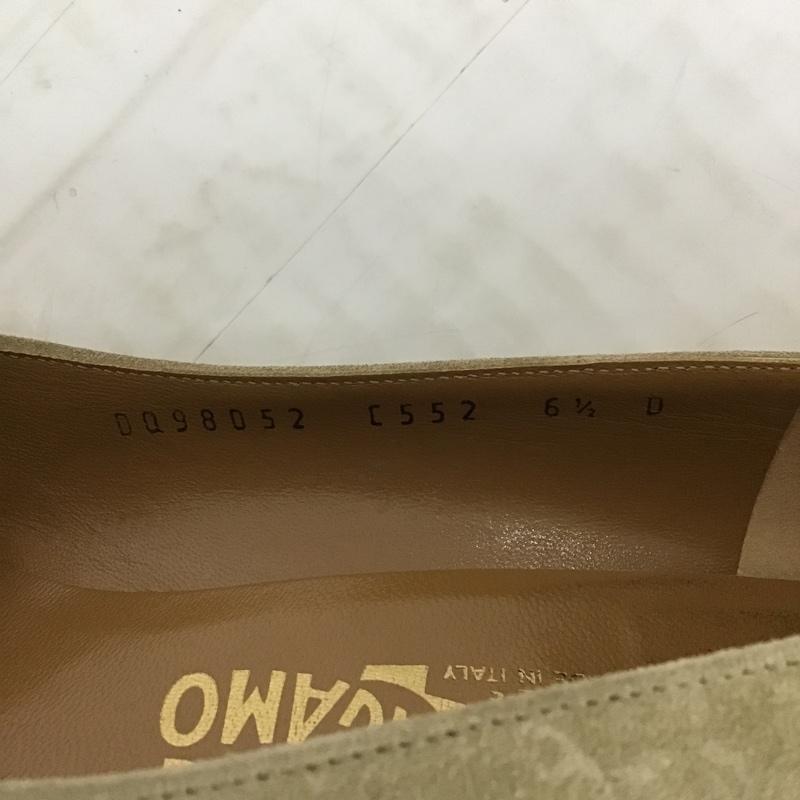 サルヴァトーレフェラガモ Salvatore Ferragamo パンプス パンプス ベルト付き 61/2 無地 ベージュ / ベージュ / レディース USED 古着 中古 10093235