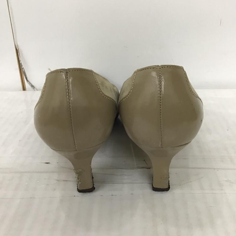サルヴァトーレフェラガモ Salvatore Ferragamo パンプス パンプス ベルト付き 61/2 無地 ベージュ / ベージュ / レディース USED 古着 中古 10093235