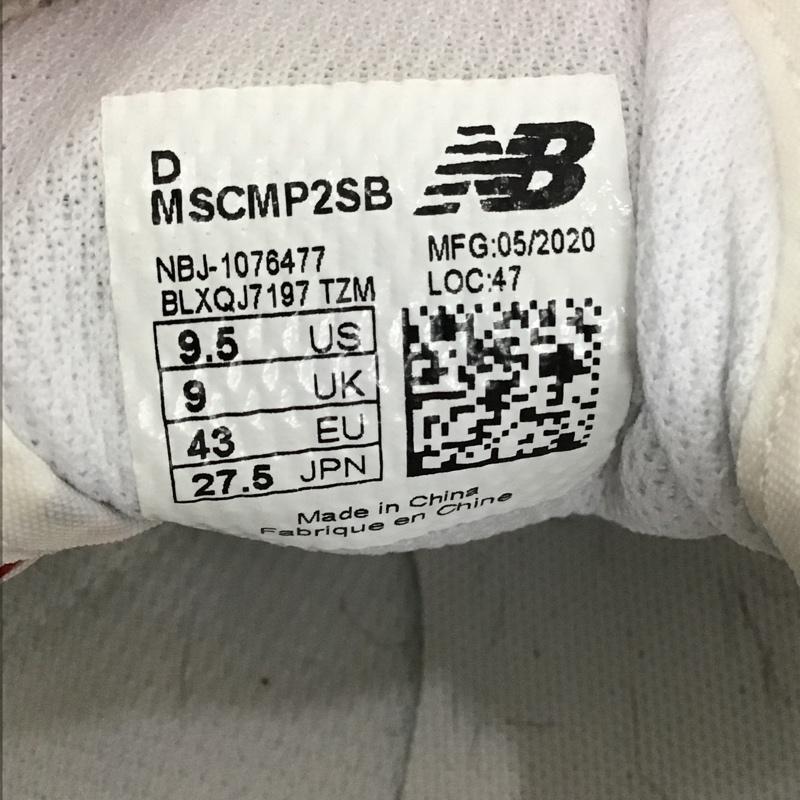 ニューバランス New Balance スニーカー スニーカー MSCMP2SB スーパーコンプ ツー 27.5cm 27.5cm ロゴ、文字 白 / ホワイト / X ベージュ / ベージュ / メンズ USED 古着 中古 10093241