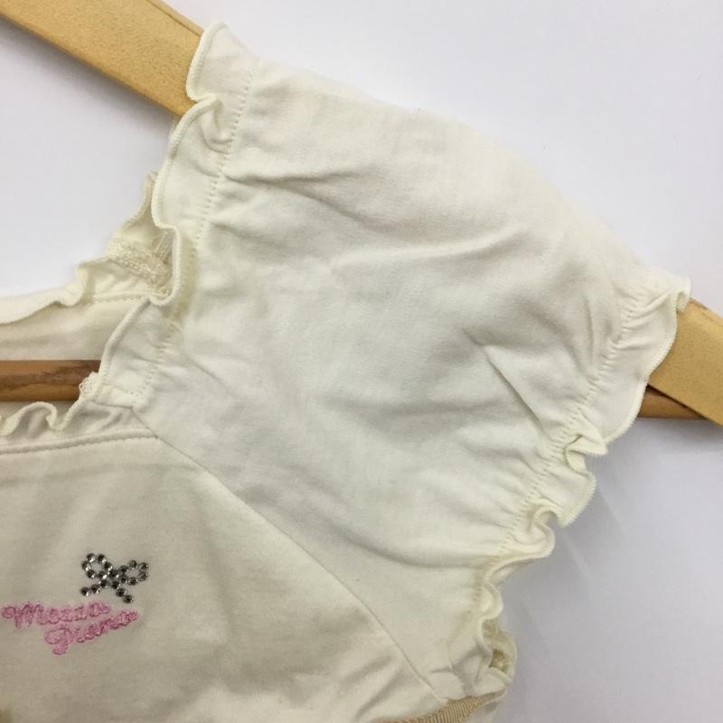 メゾピアノ MezzoPiano ワンピース ミニスカート 130cm 130cm 無地 X ストライプ マルチカラー / マルチカラー / ガールズ USED 古着 中古 10093248