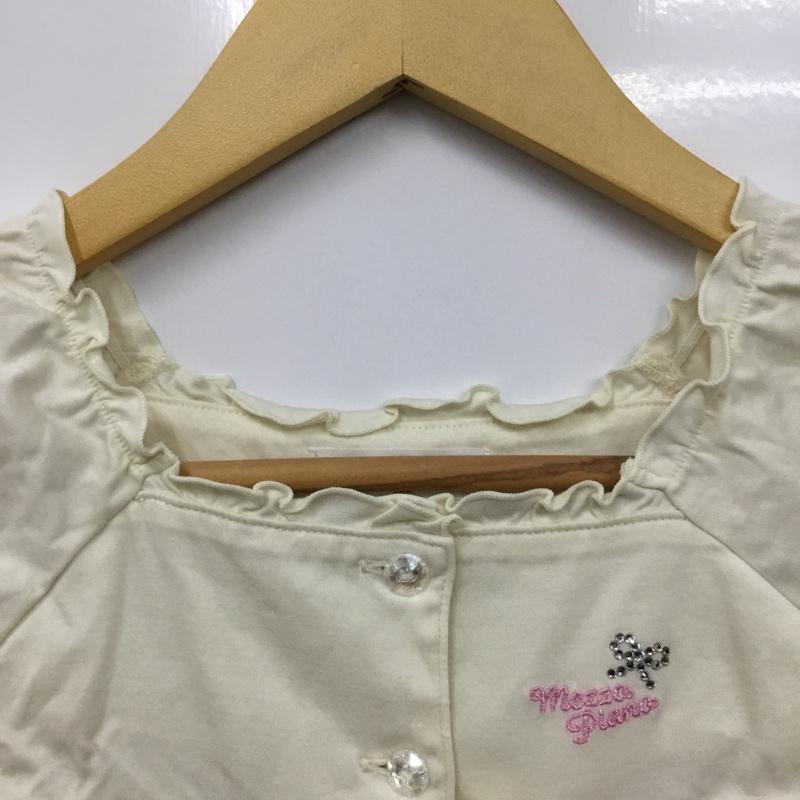 メゾピアノ MezzoPiano ワンピース ミニスカート 130cm 130cm 無地 X ストライプ マルチカラー / マルチカラー / ガールズ USED 古着 中古 10093248