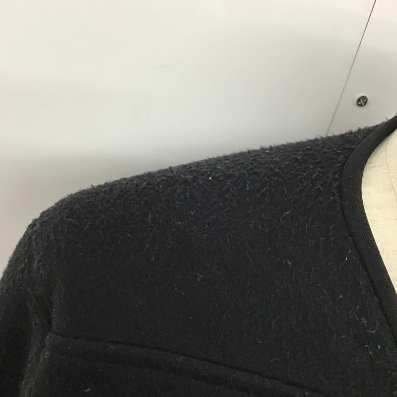 アトウ a ato o, カットソー 長袖 フリース長袖カットソー ブイネックカットソー S 無地 黒 / ブラック / メンズ USED 古着 中古 10093249