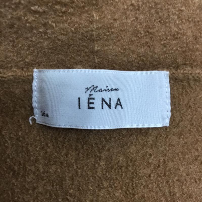 イエナ IENA カーディガン 長袖 ロングカーディガン ウール ロングガウン FREE 無地 茶 / ブラウン / レディース USED 古着 中古 10093268