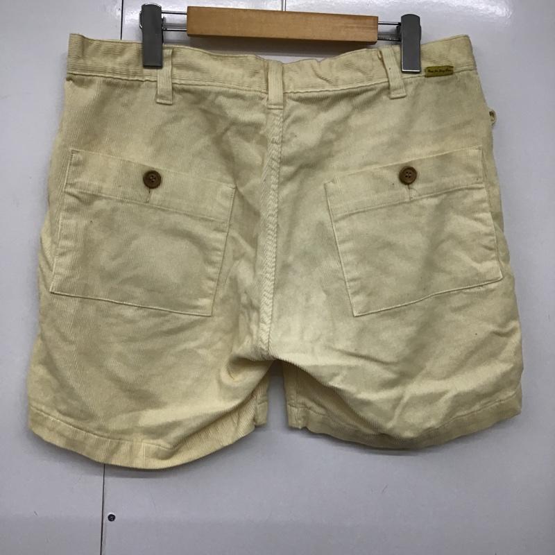サンライトビリーバー SUNLIGHT BELIEVER パンツ ショートパンツ 34 無地 黄 / イエロー / メンズ USED 古着 中古 10093279