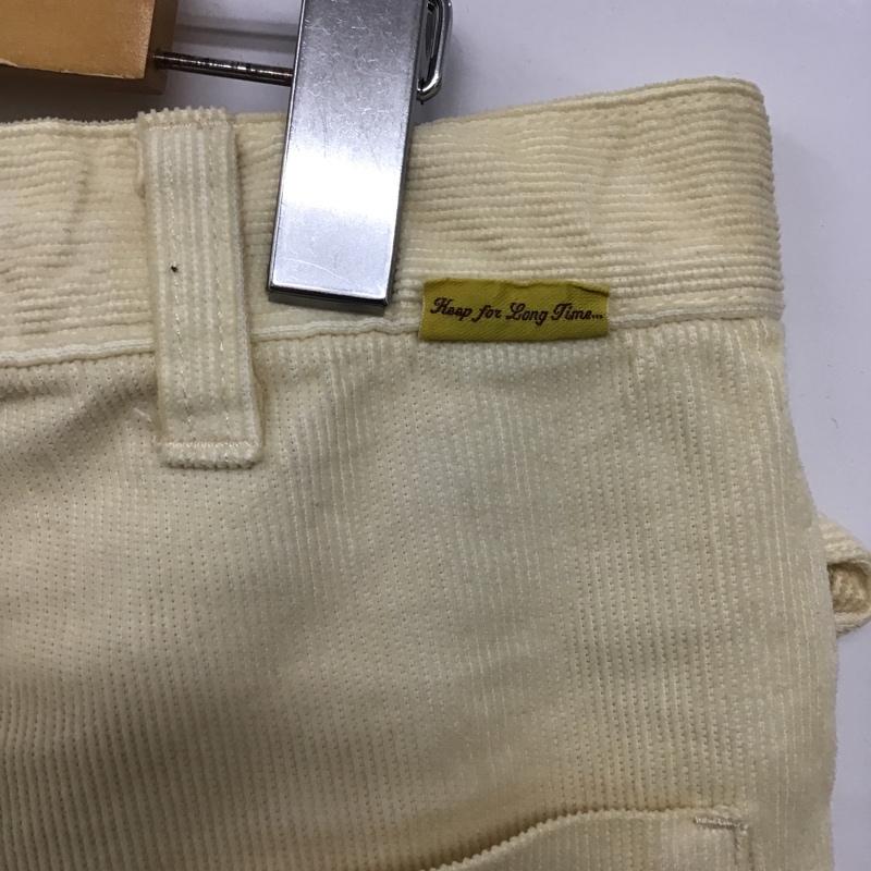 サンライトビリーバー SUNLIGHT BELIEVER パンツ ショートパンツ 34 無地 黄 / イエロー / メンズ USED 古着 中古 10093279