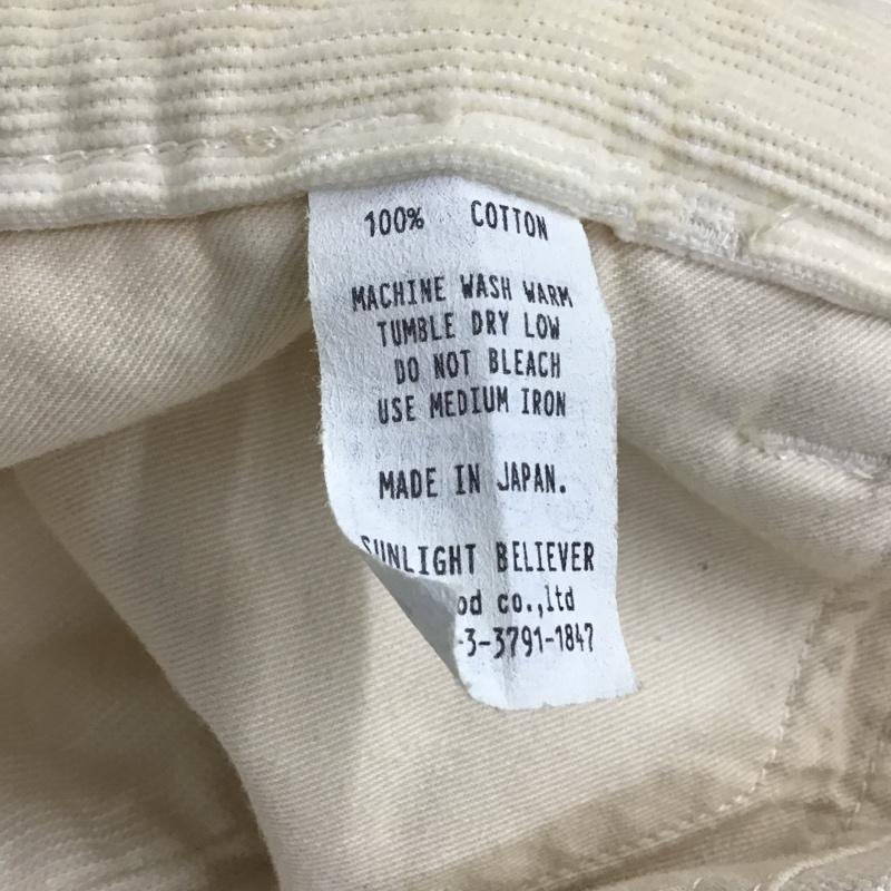 サンライトビリーバー SUNLIGHT BELIEVER パンツ ショートパンツ 34 無地 黄 / イエロー / メンズ USED 古着 中古 10093279