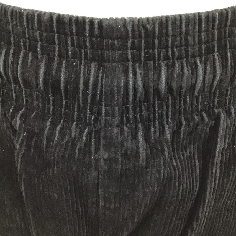 クックマン COOKMAN パンツ ショートパンツ コーデュロイ M ロゴ、文字 黒 / ブラック / メンズ USED 古着 中古 10093293