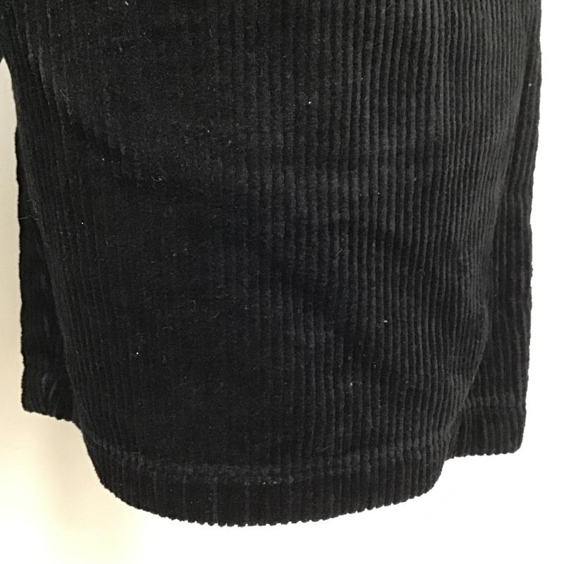 クックマン COOKMAN パンツ ショートパンツ コーデュロイ M ロゴ、文字 黒 / ブラック / メンズ USED 古着 中古 10093293