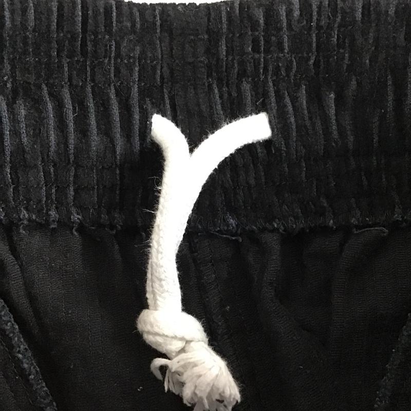 クックマン COOKMAN パンツ ショートパンツ コーデュロイ M ロゴ、文字 黒 / ブラック / メンズ USED 古着 中古 10093293