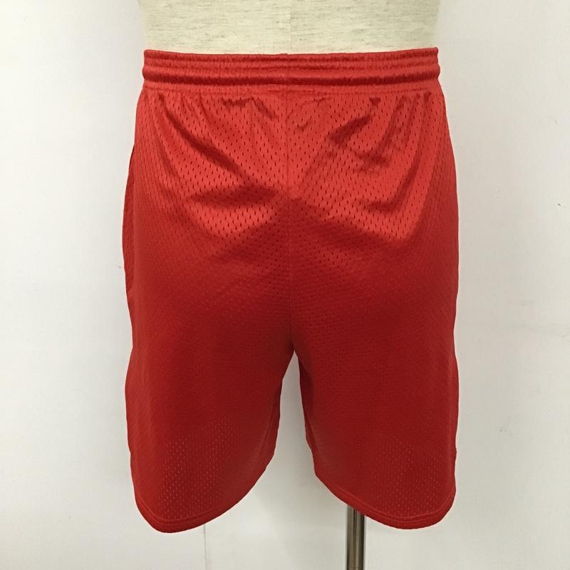 キックスティーワイオー KIKS TYO パンツ ショートパンツ Champion メッシュ S ロゴ、文字 赤 / レッド / メンズ USED 古着 中古 10093295