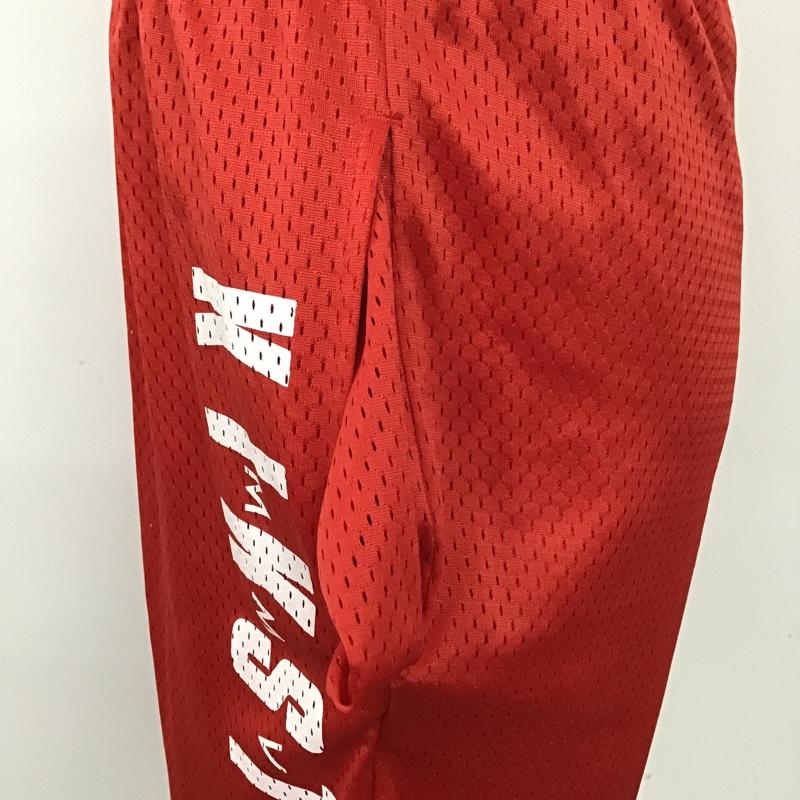 キックスティーワイオー KIKS TYO パンツ ショートパンツ Champion メッシュ S ロゴ、文字 赤 / レッド / メンズ USED 古着 中古 10093295