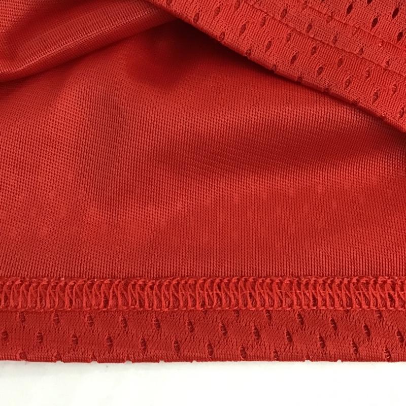キックスティーワイオー KIKS TYO パンツ ショートパンツ Champion メッシュ S ロゴ、文字 赤 / レッド / メンズ USED 古着 中古 10093295