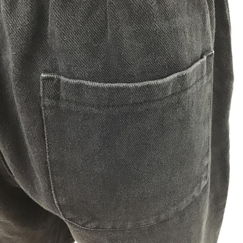インターフェイス INTERFACE パンツ ショートパンツ コットン ハーフパンツ M 無地 黒 / ブラック / メンズ USED 古着 中古 10093299