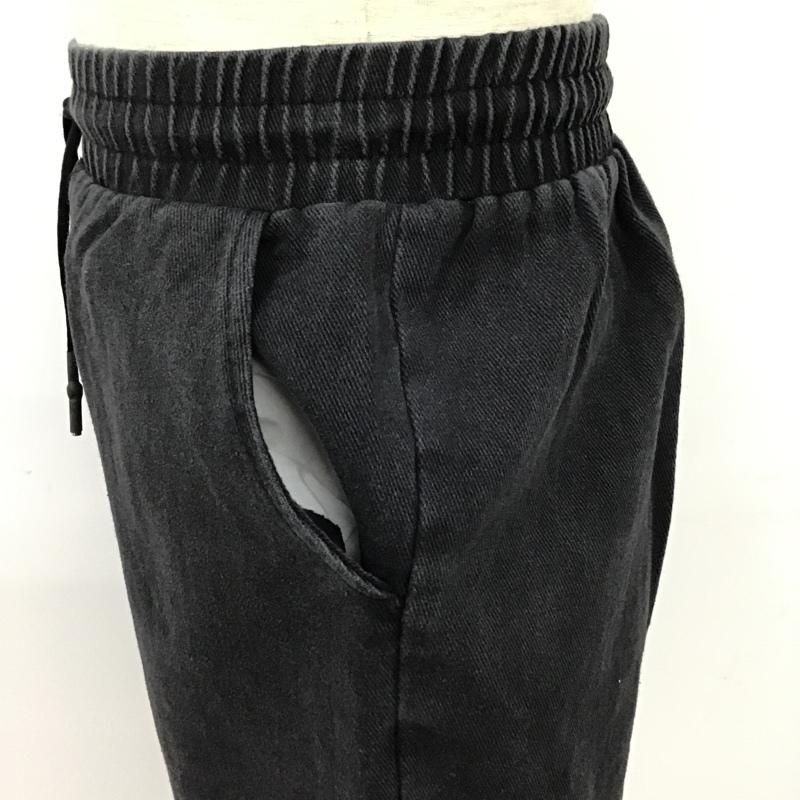 インターフェイス INTERFACE パンツ ショートパンツ コットン ハーフパンツ M 無地 黒 / ブラック / メンズ USED 古着 中古 10093299
