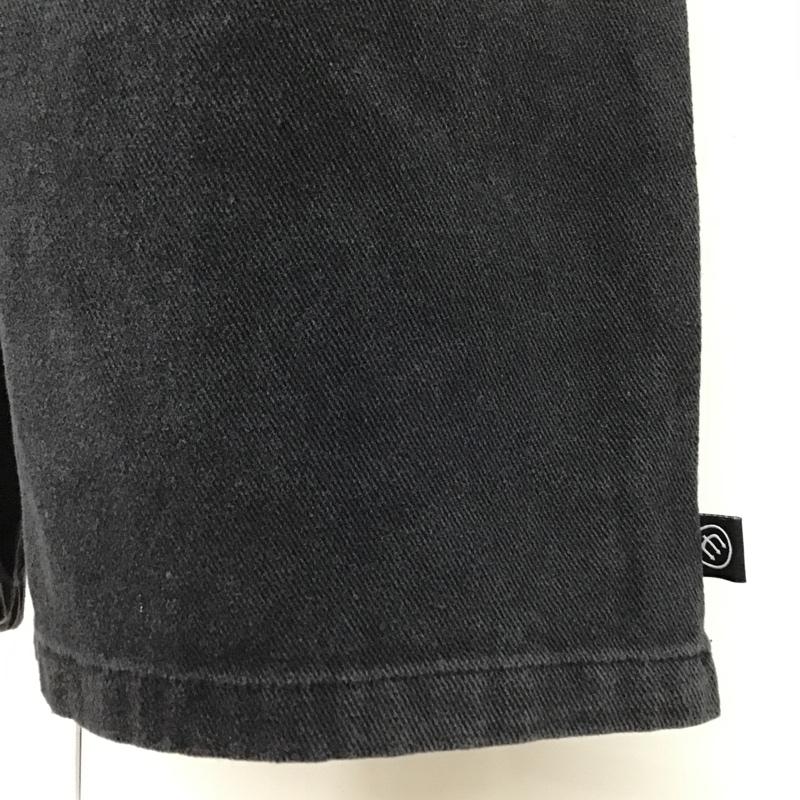 インターフェイス INTERFACE パンツ ショートパンツ コットン ハーフパンツ M 無地 黒 / ブラック / メンズ USED 古着 中古 10093299