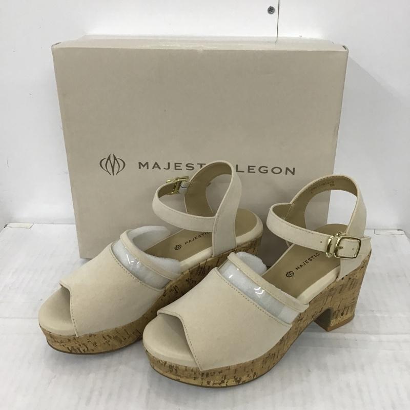 マジェスティックレゴン MAJESTIC LEGON サンダル サンダル PVCふかふかソールサンダル 箱有 L 無地 アイボリー / アイボリー / レディース USED 古着 中古 10093304