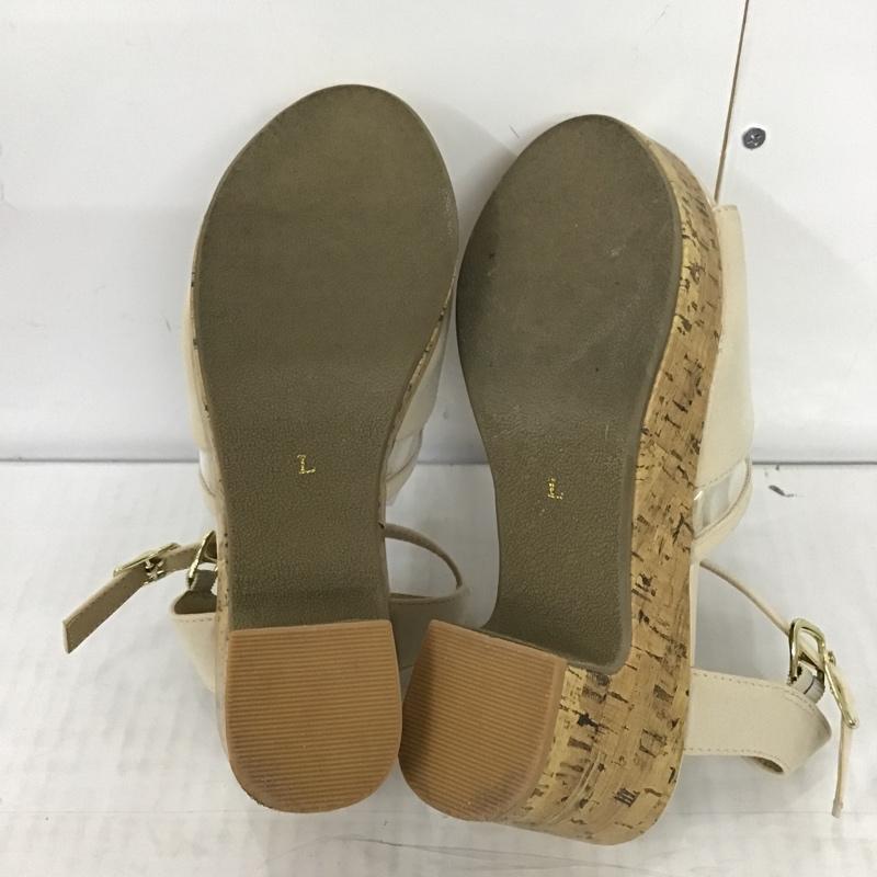 マジェスティックレゴン MAJESTIC LEGON サンダル サンダル PVCふかふかソールサンダル 箱有 L 無地 アイボリー / アイボリー / レディース USED 古着 中古 10093304