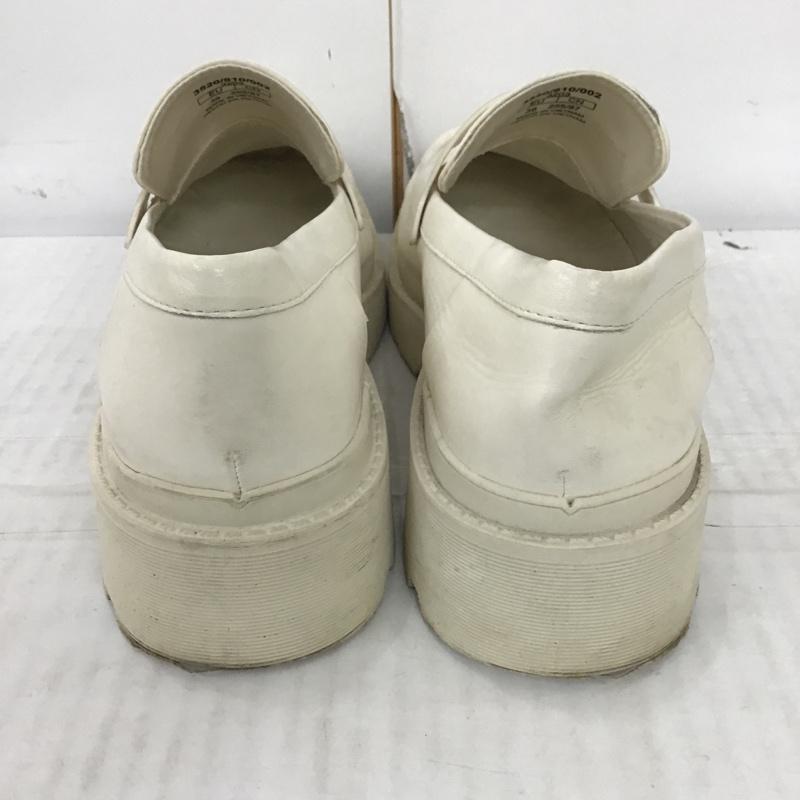 ザラ ZARA ローファー ローファー 3520 810 002 フラットトラックソールローファー EU39 無地 白 / ホワイト / レディース USED 古着 中古 10093308
