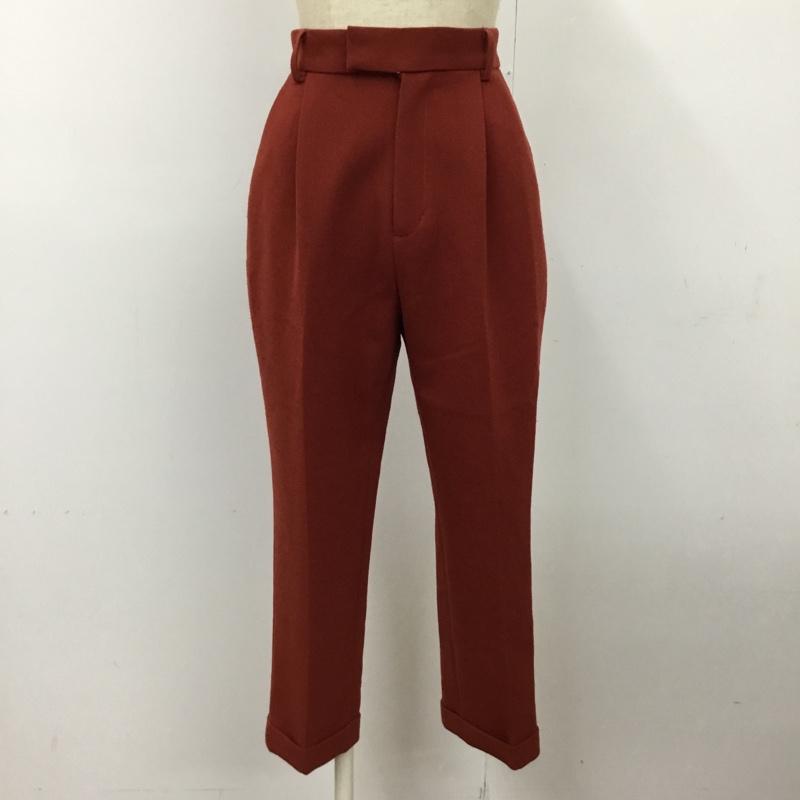 スライ SLY パンツ スラックス 0 無地 茶 / ブラウン / レディース USED 古着 中古 10093313
